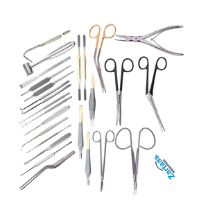 Juego de instrumentos nasales de acero inoxidable de alta calidad, 26 Uds., instrumentos básicos de cirugía Nasal para rinoplastia - Product Image 4