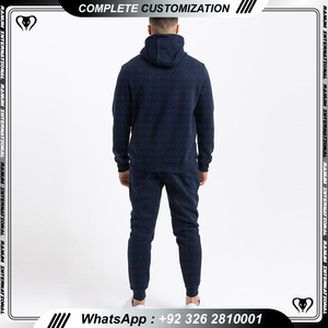 Custom XXL Pullover Tracksuits for Men High Quality Fleece <b>Training</b> Jogger Wear Printed Gym Sportswear with Logo for Winter - Product Image 3