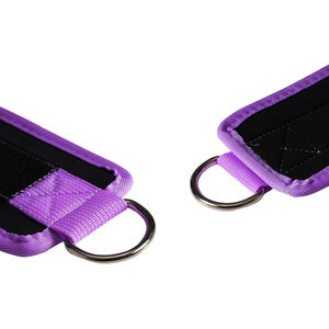 Sangles de cheville réglables en néoprène rembourrées pour l'entraînement musculaire, support de musculation, sangles de fitness de bonne qualité, sangles de cheville pour la salle de sport, service OEM - Product Image 2