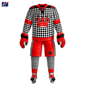 Alta calidad 100% poliéster equipo transpirable campo Hockey Jersey hombres sublimación uniforme de hockey sobre hielo - Product Image 2