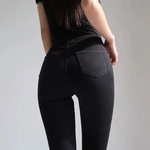 Nuevos pantalones vaqueros calientes para mujer, pantalones adelgazantes e informales para mujer, pantalones vaqueros de algodón - Product Image 4