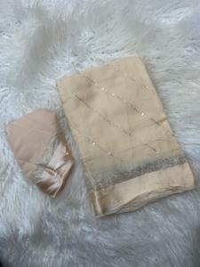 ผ้าไหมซาตินคุณภาพพรีเมียมหลากสี แบบเต็มตัว ทรงพลิ้ว งานปักเลื่อมด้ายปักลายสำหรับชาวอินเดีย - Product Image 6