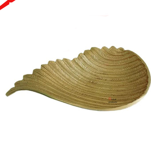 Servant en aluminium décoratif supérieur de plateau en métal de forme de feuille de Tableau pour la maison et les restaurants - Product Image 3