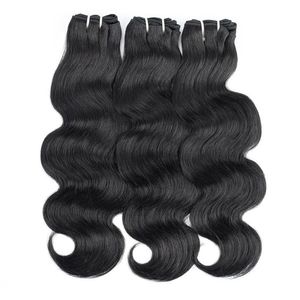 VQ <b>Hair's</b> Best Quality 100% Remy Human <b>Hair</b> Extensions <b>Body</b> Wavy Natural Wave Virgin Vietnamese Machine Double Weft for - Product Image 2