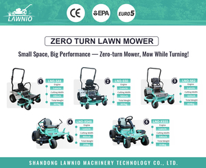 <span class=keywords><strong>Tondeuse</strong></span> autoportée à rayon de braquage zéro LAWNIO, économique, 55 pouces, largeur de coupe à 2 lames, entretien du jardin à domicile, facile à utiliser - Product Image 6