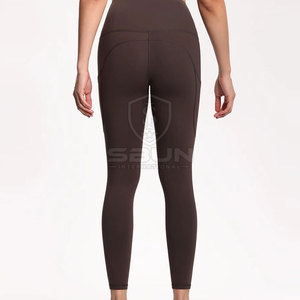 Leggings tricotés taille haute pour femmes - Vêtements de fitness écologiques sans coutures - Activewear - Faible MOQ 25 pièces - Fabricant pakistanais - Product Image 2