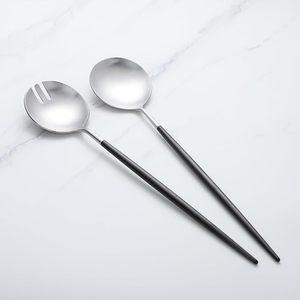 Ensemble cuillère et couteau de service en métal argenté de haute qualité à bas prix de l'Inde pour l'utilisation de mariage d'hôtel de restaurant - Product Image 3