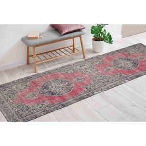 Tapis imprimé : style vintage, design turc, motif médaillon, antidérapant, tapis en velours - Product Image 4