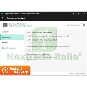 Kaspersky 2025 Cybersecurity per il piccolo ufficio 1 anno di copertura per 5 utenti 1 PC compatibile con Server Mac Android 5 dispositivi mobili - Product Image 5