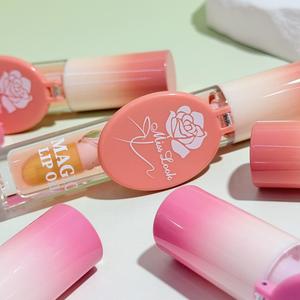 Aceite Labial Vegano Hidratante Miss Look Rose, Personalizable OEM ODM, Brillo Labial con Colgante, Venta al Por Mayor Directa de Fábrica - Product Image 5