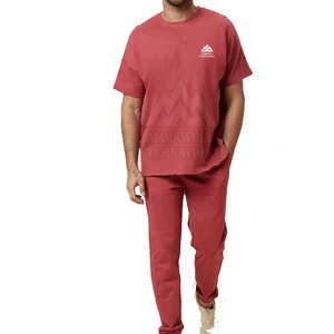 Conjunto de camiseta y pantalón para hombre de diseño elegante de Material Premium, conjunto de Camiseta y pantalón para hombre fácil de usar de media manga - Product Image 1