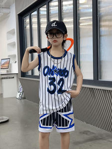 26 新着商品 # 15 # 32 # 22 # 24 マルチチーム キッズ バスケットボール ジャージ 通気性バスケットボール ウェア スーツ ヒート プレス フェニックス プラス サイズ - Product Image 3