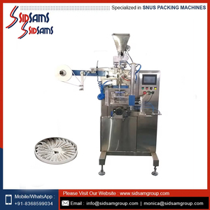 Best Quality Automatic Snus Powder <b>Machine</b> Indian Manufacturer's Mechanical Food <b>Machine</b> Paper Pouches Sachets Cans Engine - Product Image 3