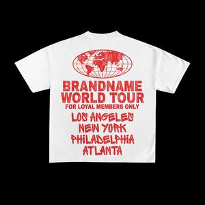 Camiseta de Cuello Redondo con Estampado Gráfico para Hombre, de Calidad Premium, Corte Holgado, Fabricante Profesional - Product Image 3