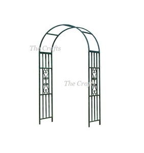 Toile de fond de mariage de couleur blanche en fer toile de fond de taille et de forme personnalisées pour les fêtes de fiançailles et les événements - Product Image 5