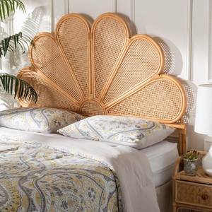 Tête de lit en osier en forme de fleur en rotin naturel rustique Vintage 100% avec panneau de Style en bois pour décor d'hôtel à la maison Vietnam - Product Image 2
