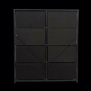Hua Cheng Dresser 8 Drawers Modern Freestanding Storage Bedroom Furniture MDF Panel Pine Stainless Steel - Product Image 2