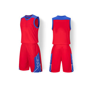 Ensemble de maillot de basket-ball réversible personnalisé en polyester avec motif 3D, style hiver - Product Image 5