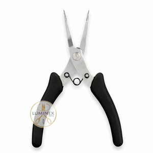 K-YM Maru Yatko Black (KUROBISAI) Alicates de punta redonda de acero inoxidable japonés de 120 mm, ligeros, para fabricación de joyas y envoltura de alambres - Product Image 6