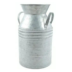 กระถางปลูกต้นไม้ทำมือสไตล์วินเทจ คุณภาพดีเยี่ยม ทำจากเหล็กชุบสังกะสี พร้อมหูหิ้ว เป็นมิตรกับสิ่งแวดล้อม เหมาะสำหรับตกแต่งบ้านและสวนทั้งภายในและภายนอก - Product Image 2