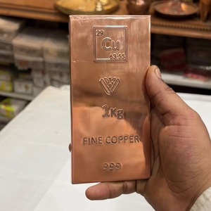 In-Stock 1kg/2kg 99.9% Pure Hexagonal <b>Copper</b> Bullion Bar for Investment & Industry - Product Image 4