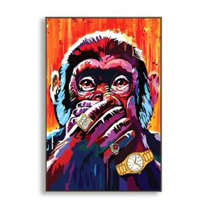 Peinture à l'huile moderne faite à la main <span class=keywords><strong>POP</strong></span> toile <span class=keywords><strong>Art</strong></span> Style pour la maison hôtel bureau décoration murale autres peintures - Product Image 1