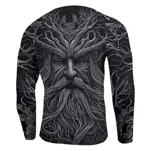 Camiseta de Manga Larga para Hombre, Protección UV para Equitación, Camiseta de Competición de Alta Demanda, Transpirable, de Spandex, para Entrenamiento y Natación - Product Image 3