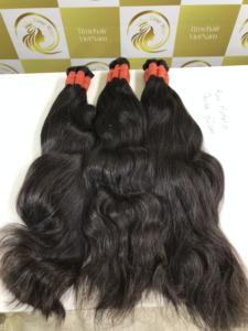 Extensiones de cabello a granel ondulado de cuerpo vietnamita virgen 100% cabello humano de alta calidad - Product Image 3
