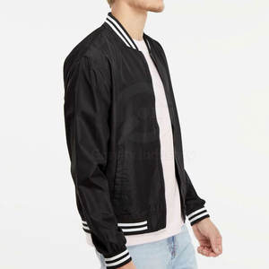 Veste bomber d'hiver pour homme de haute qualité, best-seller, avec col montant, logo sur le devant, design personnalisé, écologique, respirante, vente en gros - Product Image 5
