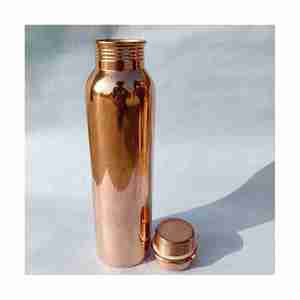 High Quality Bamboo Copper <b>Bottle</b> Hot Selling Stainless Steel Tumbler Exported From India with Reasonable Price - Product Image 6