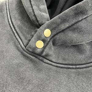 Producto al por mayor, paños con hombros caídos, jersey para hombre, sudaderas con capucha en blanco de gran tamaño y peso pesado personalizadas, alta calidad - Product Image 2