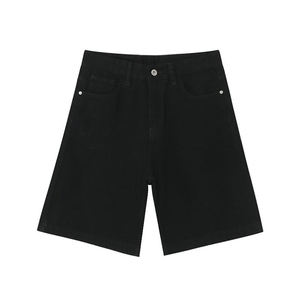 Personnalisé Hommes Fermeture Éclair Braguette Coupe Lâche 100% Coton Denim Pantalon Baggy Jorts Skate Jeans Shorts - Product Image 3