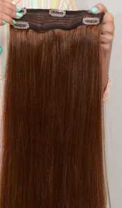 Extensions de cheveux vierges indiennes pour toute la tête, double trame, lisses et soyeuses, ondulées, micro boucles, extensions de cheveux Remy unisexes - Product Image 3