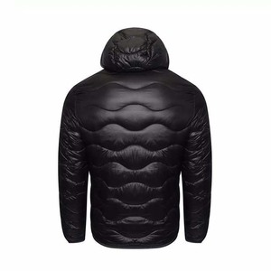 Veste polaire d'hiver à la mode pour hommes nouveau design toile lourde style High Street bleu marine en polyester à prix de gros - Product Image 4