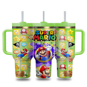 Vaso Térmico Personalizado con Logotipo Empresarial, Diseño <span class=keywords><strong>de</strong></span> <span class=keywords><strong>Mario</strong></span> <span class=keywords><strong>Bros</strong></span>, 40 oz, Doble Pared, Libre <span class=keywords><strong>de</strong></span> BPA, con Caja <span class=keywords><strong>de</strong></span> Regalo - Product Image 3