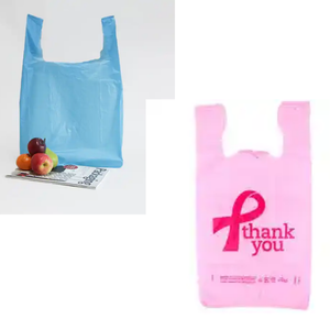 Sacs en plastique de T-shirt de LDPE conçus sur mesure de haute qualité - Product Image 2