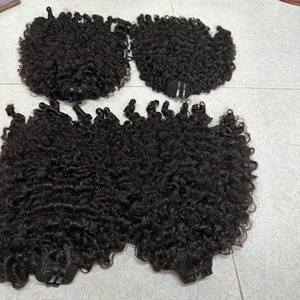 Donneur unique vietnamien 100% Extensions de cheveux humains Super Double dessiné pointe plate bande Clip Ins Bundle cheveux naturels lâche vague profonde - Product Image 6