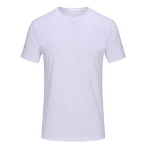 Camiseta masculina de secagem rápida para academia, conjunto de fitness, camisa de desempenho atlético absorvente de umidade para corrida e treino