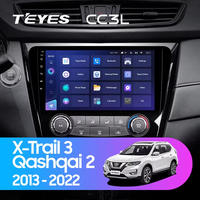TEYES CC3L WIFI para Nissan x-trail 3 2013 - 2022 Qashqai 2 J11 Radio de coche reproductor de vídeo navegación estéreo GPS No 2DIN 2 Din DVD