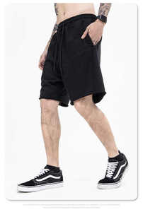 Short de basket-ball en coton décontracté personnalisé Taille élastique Séchage rapide Running Summer Street Cloth Doux Respirant Solide - Product Image 6