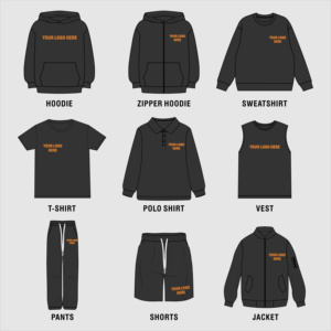 Conjunto de sudadera y pantalones cortos de cuello falso para mujer personalizado, chándal informal de dos piezas holgado de poliéster/algodón para invierno - Product Image 4