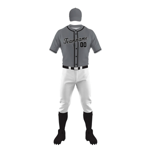 OEM Service Sportswear Custom Design Size <b>Baseball</b> Uniform New Model Factory Price Polyester <b>Baseball</b> Uniform with Custom Logo - Product Image 2