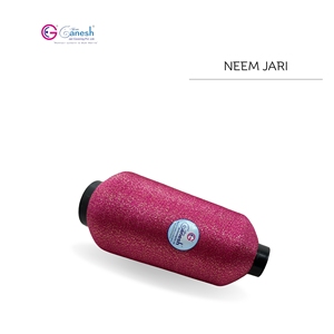 180D Neem Jari Metallic Flora Jari Fil à broder Haute ténacité Lurex Polyester pour tricoter à la main jari - Product Image 3