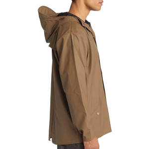 Veste de sport légère en nylon avec capuche imperméable et col montant en tissu de toile pour hommes, vêtements d'extérieur d'hiver - Product Image 5