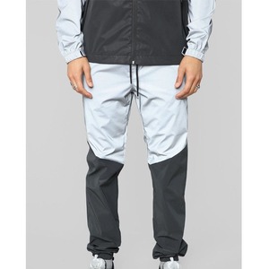 Veste coupe-vent imprimée de haute qualité Shell Blanc Bleu Patchwork Veste pour homme Survêtement coupe-vent personnalisé - Product Image 3