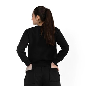 Chándal Deportivo Informal con Capucha y Logotipo para Mujer, Transpirable, 100% Algodón, Ligero, 2 en 1, para Invierno - Product Image 3