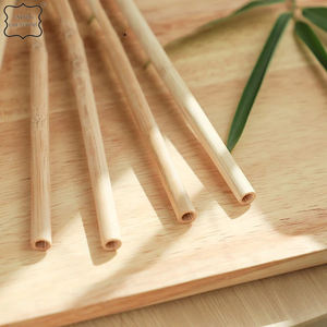 Eco-Friendly Biodegradable Disposable Bamboo Straws Custom Food Grade Soft Drinks Wood Drinking Straws Organic Reusable Box - Product Image 3