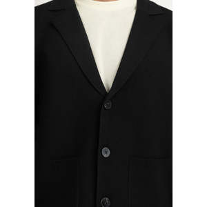 เสื้อสเวตเตอร์ถักทรงปกติสำหรับผู้ชาย รุ่น MN-SWT-WS25-018 B ระบายอากาศได้ดี มีฮู้ด ดีไซน์กระดุม ลายพิมพ์โลโก้ เหมาะสำหรับฤดูใบไม้ผลิและฤดูใบไม้ร่วง - Product Image 5