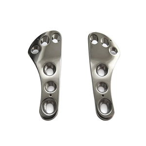 PAIR OF FORD ESCORT MK1 <b>POLISHED</b> ALLOY INTERIOR DOOR OPENERS SQUARE FIT xy47 - Product Image 1