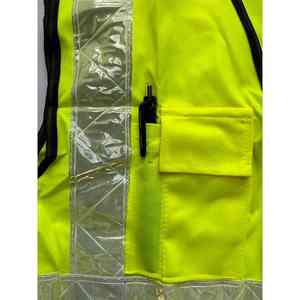 Derniers modèles Gilet haute visibilité pour homme Gilet haute qualité, respirant et confortable, vente à chaud Top tendance Gilet haute visibilité pour homme à tarif raisonnable - Product Image 4